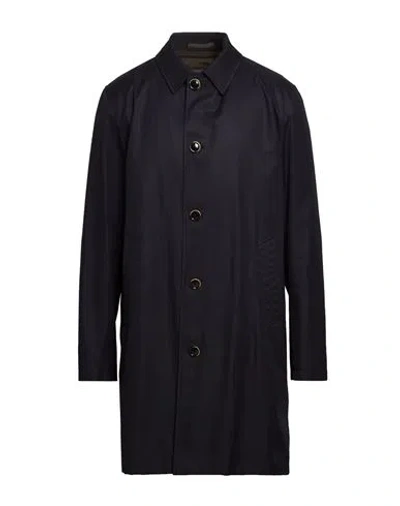 Herno Rain Collection Man Overcoat & Trench Coat Midnight Blue Size 42 Cotton