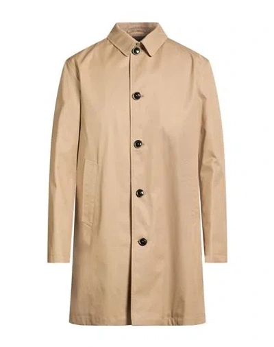 Herno Rain Collection Man Overcoat & Trench Coat Sand Size 38 Cotton In Nude