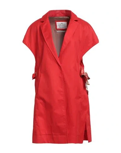 Herno Rain Collection Woman Blazer Red Size 6 Cotton