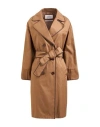 Herno Rain Collection Woman Overcoat & Trench Coat Brown Size 6 Cotton, Viscose In Brown