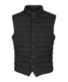 Herno Rain Proof Vest Duvets And Padded Items Blue In Black