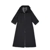Herno Rain Trench Coat In Black