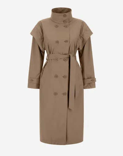 Herno Raincoat In 2 Layers Windstopper In Brown