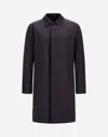Herno Raincoat In Dean In Blu Navy