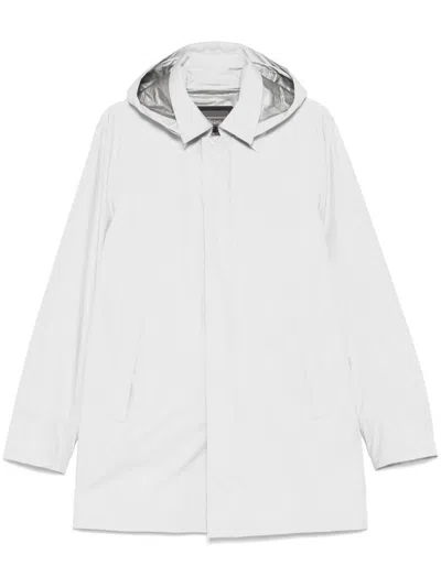 Herno Raincoat In Gore-tex In White