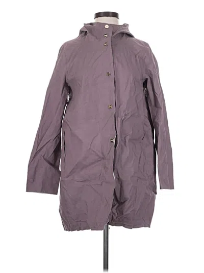 Pre-owned Herno Raincoat In Purple
