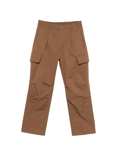 Herno Rame Polyester Man Pants In Animal Print