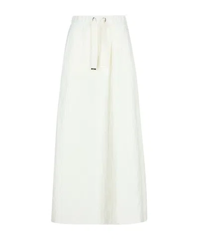 Herno Recycled Nylon Skirt In Neutral