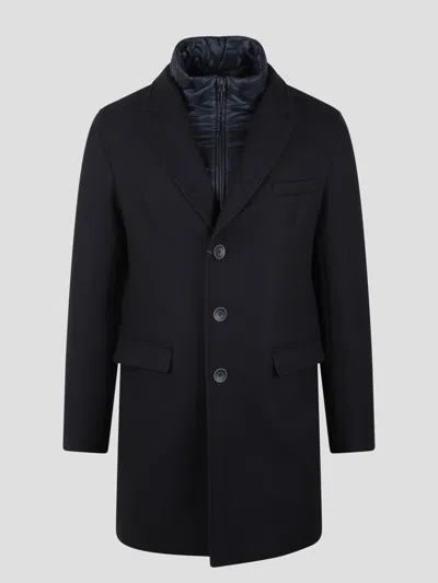 HERNO RECYCLED WOOL COAT