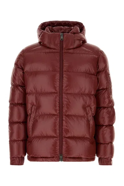 Herno Red Nylon Down Jacket
