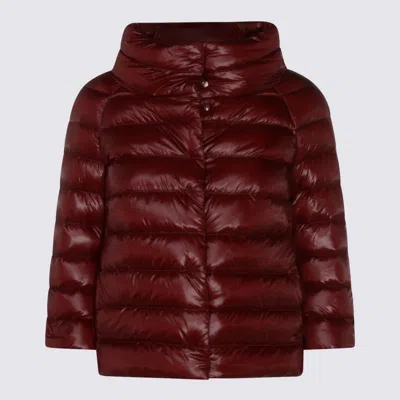 HERNO RED SOFI DOWN JACKET
