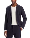 Herno Regular Fit Seersucker Blazer In Blue