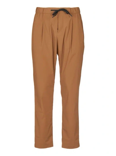 Herno Regular Fit Tobacco Trousers In Brown