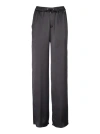 Herno Resort Trousers In Melange Fabric In Grey