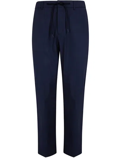 HERNO REGULAR TROUSERS,PT000162U.12781S 9200 BLUE NAVY