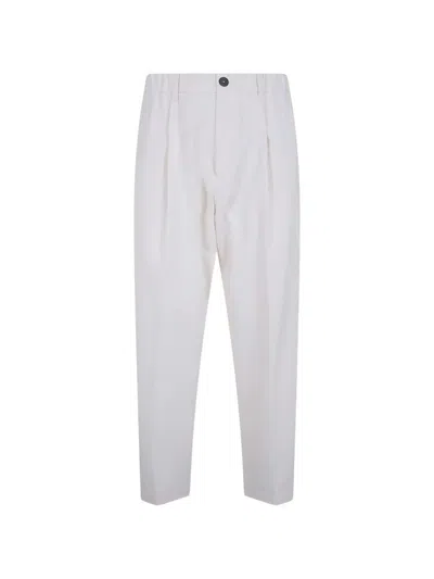 Herno Regular Trousers In White