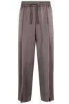Herno Relaxed Fit Fondant Pants In Brown