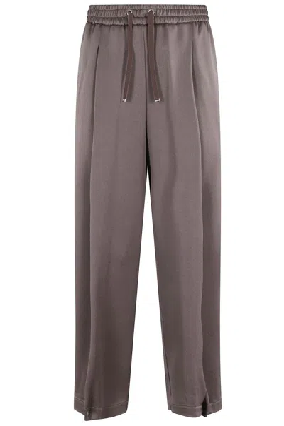 HERNO RELAXED FIT FONDANT PANTS