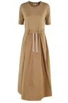 Herno Relaxed Fit Maxi Dress With Adjustable Waist