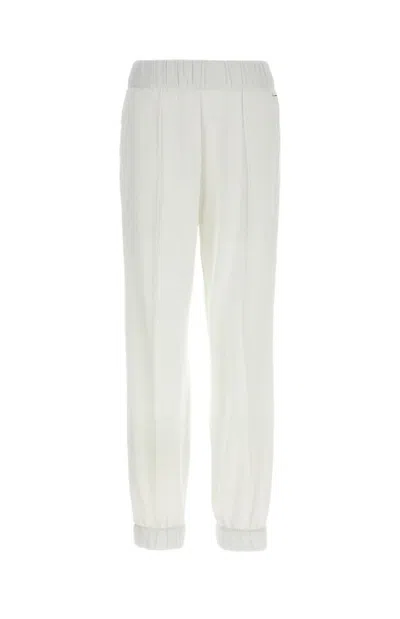 HERNO HERNO RELAXED FIT PANTS WITH ELASTIC WAISTBAND