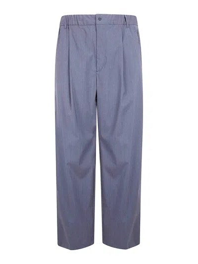 Herno Relaxed Functional Trousers In Grey