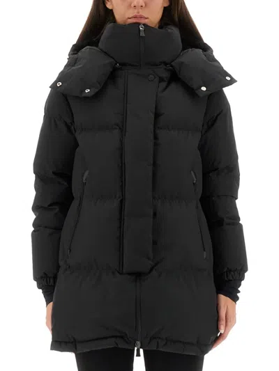 Herno Relaxed Jacket In Two Layers "windstopper In Black