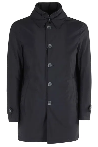 HERNO REMOVABLE BIB DOWN JACKET