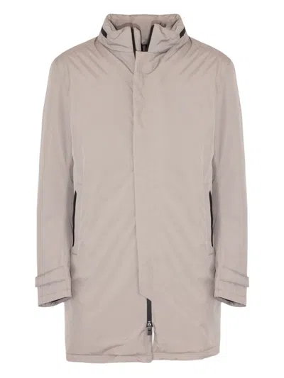 Herno Removable-hood Parka In Neutral