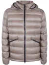 Herno Piumino Corto Con Cappuccio Staccab In Gray