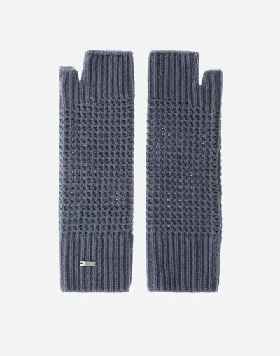 Herno インフィニティ カットアウト Resort アームウォーマー In Air Force Blue