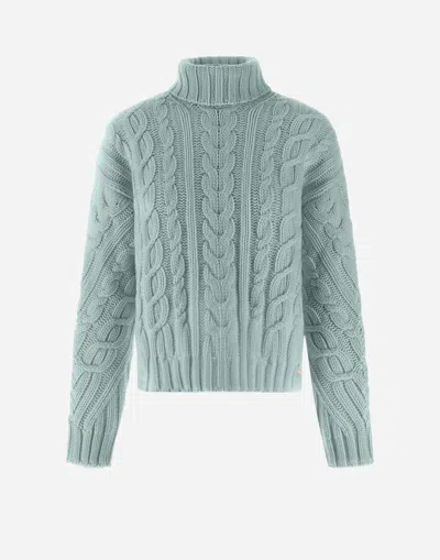 Herno インフィニティ ブレード Resort ニットトップス In Aquamarine