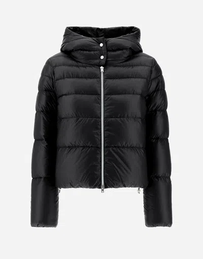 HERNO RESORT BOMBER JACKET IN NYLON ULTRALIGHT