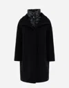 Herno Women Black Single Breasted Coat, M Luxury Jackets For Women Darveys In Black