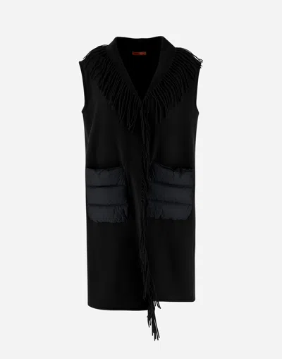 HERNO RESORT WAISTCOAT IN WARMY & NYLON ULTRALIGHT