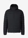 Herno Zip-up Long-sleeved Jacket In Black