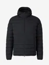 Herno Zip-up Long-sleeved Jacket In Black