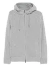 Herno Men Reversible Padded Wool Bomber Jacket In Gray