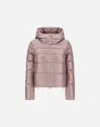 Herno Resort Bomber Jacket In Nylon Ultralight In Pink