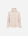 Herno Resort Cape In Cashmere Silk In White