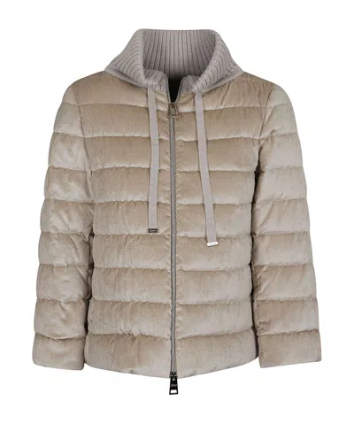 HERNO HERNO ZIP-UP QUILTED JACKET