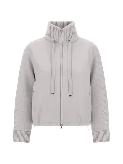 Herno Resort Cardigan In Gray