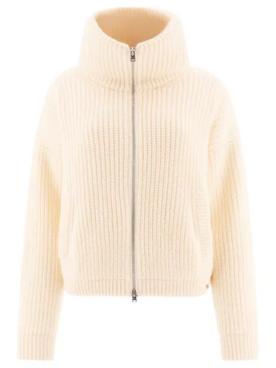 Herno Resort Cardigan In Infinity In Neutral