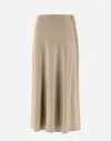 Herno Resort Skirt In Satin Effect In Chantilly
