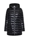 Herno Down Jacket In Ultralight Nylon And Techno Taffeta In Black