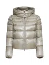 Herno Sand Nylon Down Jacket In Chantilly