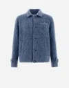 HERNO RESORT SHIRT IN FOG WOOL