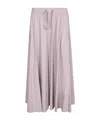 Herno Resort Drawstring Midi Skirt In Pink