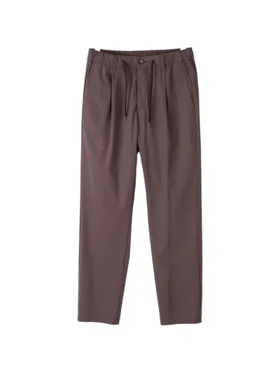 Herno Resort Drawstring Trousers In Brown