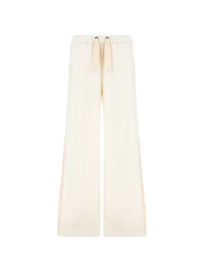 Herno Resort Drawstring-waist Wide-leg Trousers In Neutral