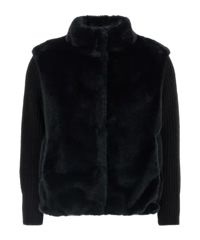 HERNO 'RESORT' FAUX FUR JACKET
